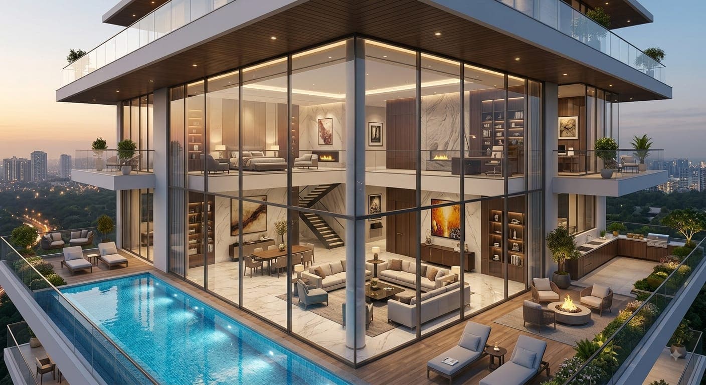 ​Manav Sardana buys India's most expensive penthouse in Gurugram’s DLF The Dahlias for ₹271 crore.
